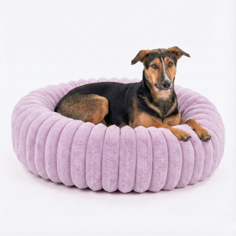 Purple Cloud Dog Bed