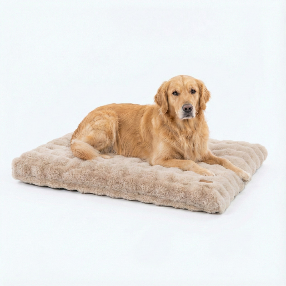 Beige Luxury Dog Bed