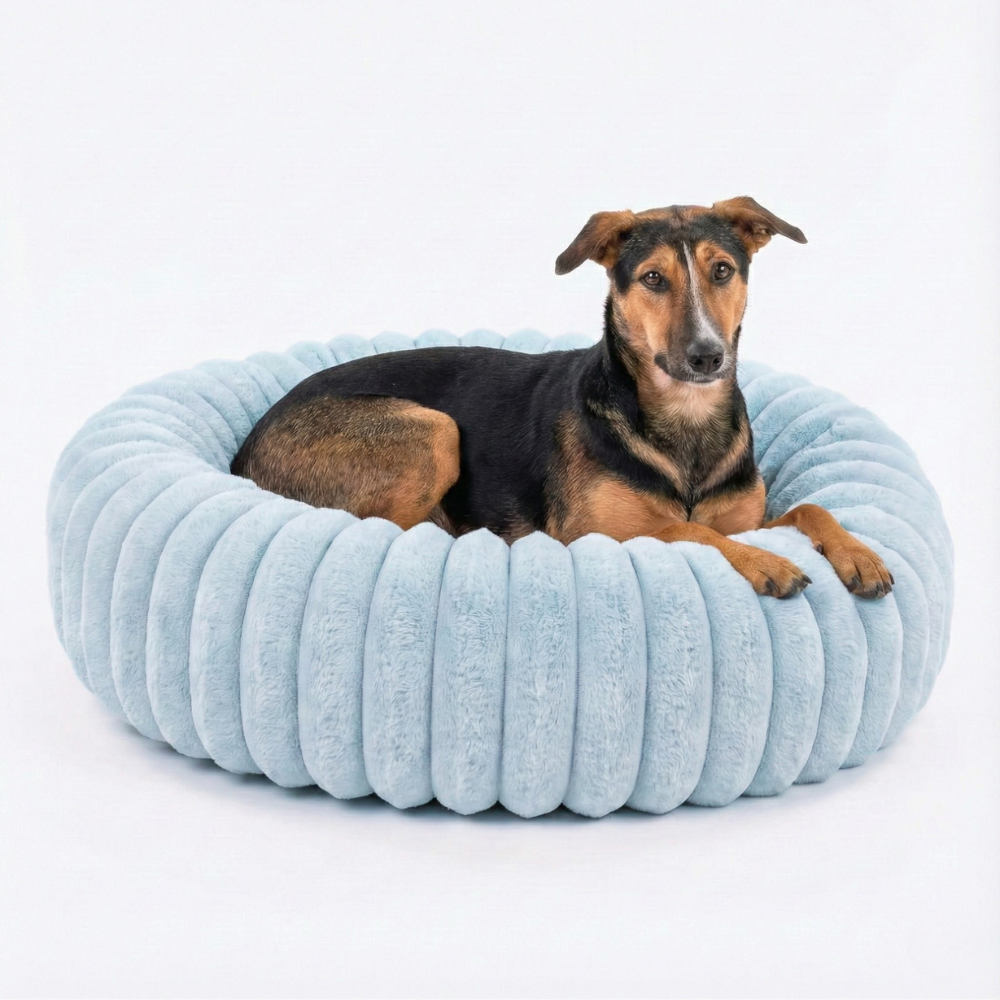 Blue Cloud Dog Bed