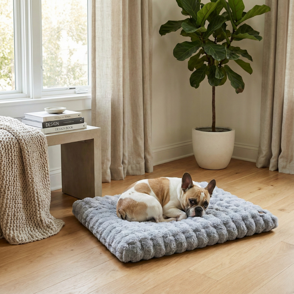 Gray Luxury Dog Bed