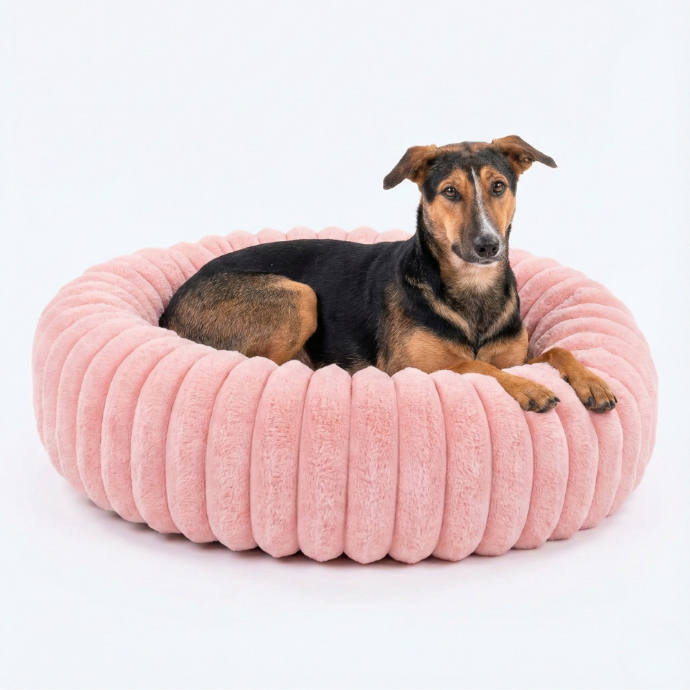 Pink Cloud Dog Bed