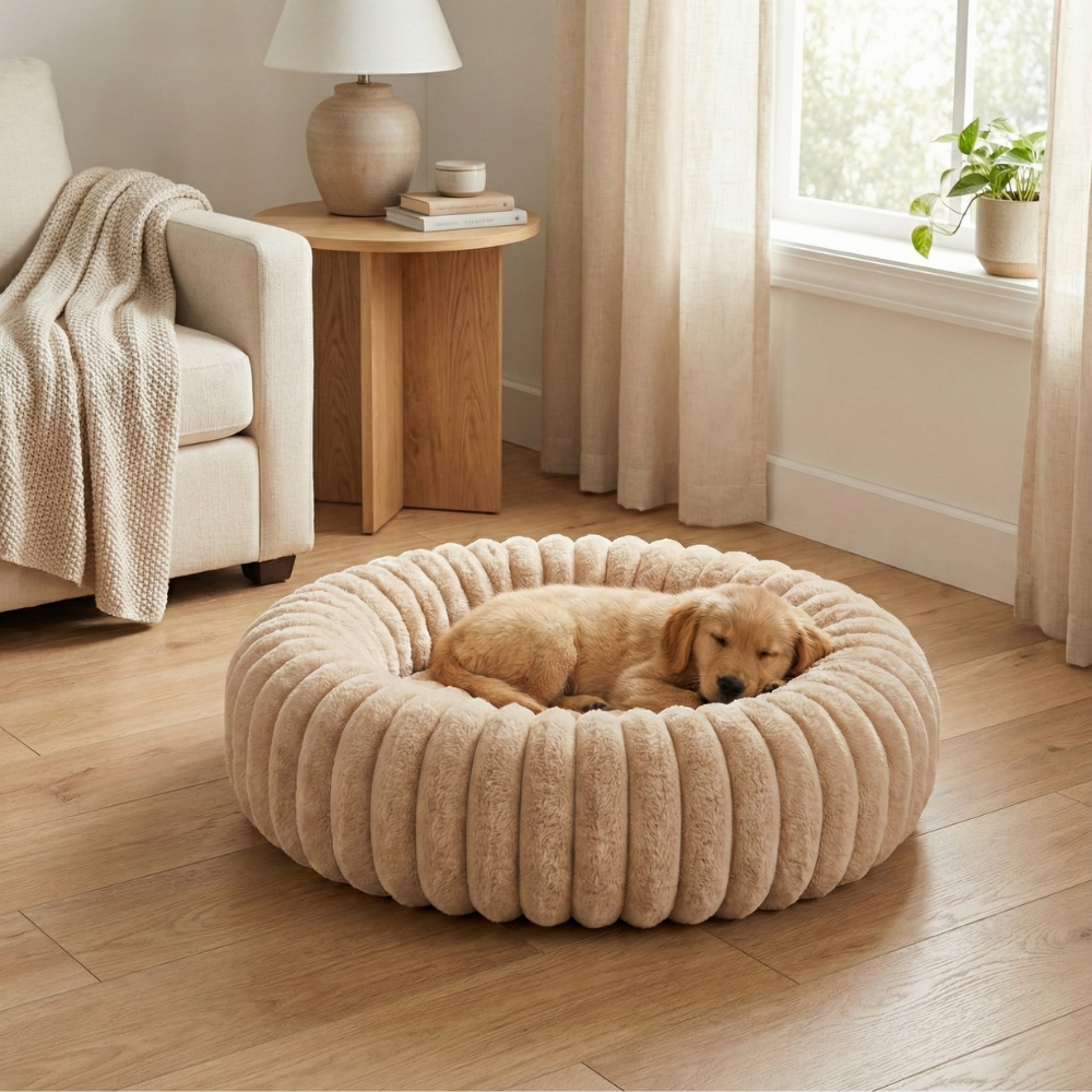 Light Brown Cloud Dog Bed